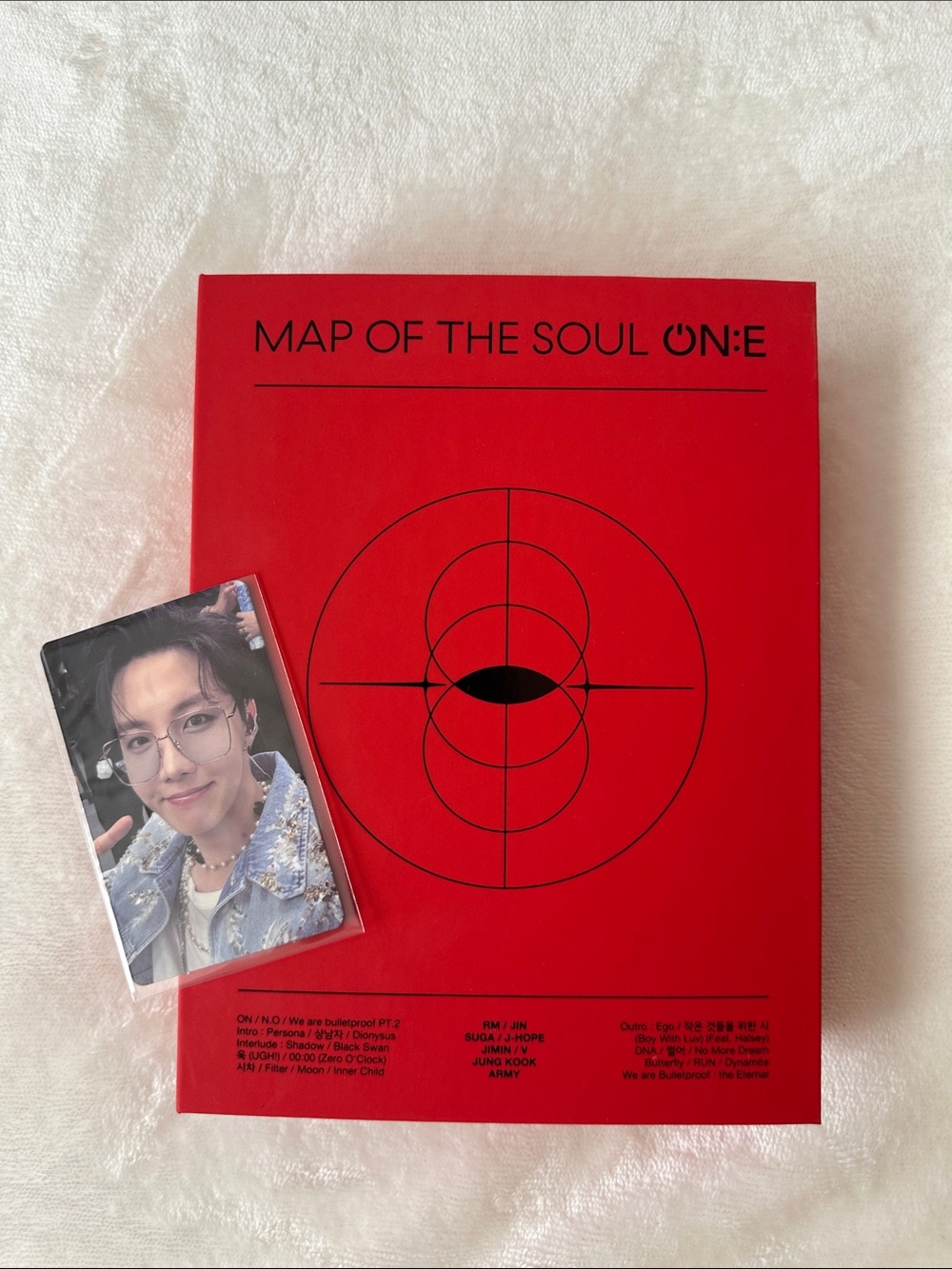 BTS Map of the Soul ON:E DVD Completed Set w/ J-Hope Photocard | Hobi
